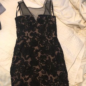 BCBG black mini dress